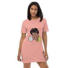 Load image into Gallery viewer, Robe t-shirt en coton bio ROSETTA THARPE