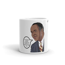 Load image into Gallery viewer, White glossy mug PERCY LAVON JULIAN