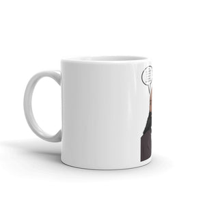 White glossy mug ALEXANDER MILES